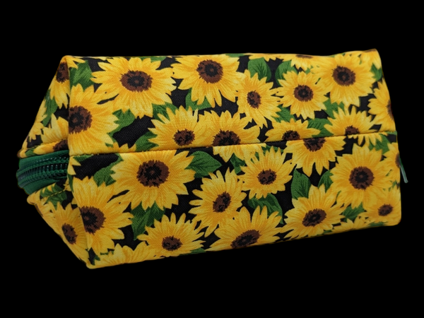 Sunflower Purse and Dumpling Zipper Bag Combo
